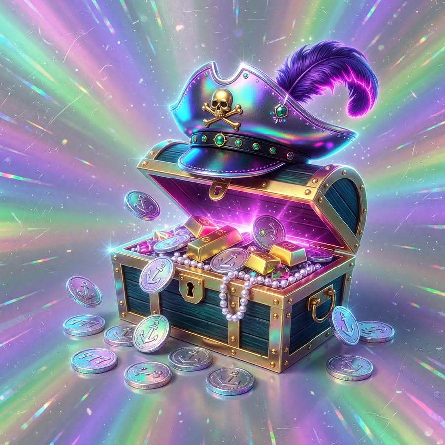 Pirate's Treasure — Adventure themed free-to-play slot game art